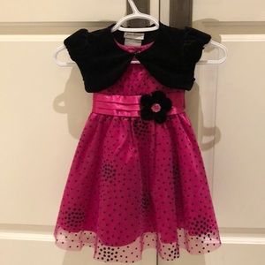 2-3 years toddler girl party dress,2 pieces